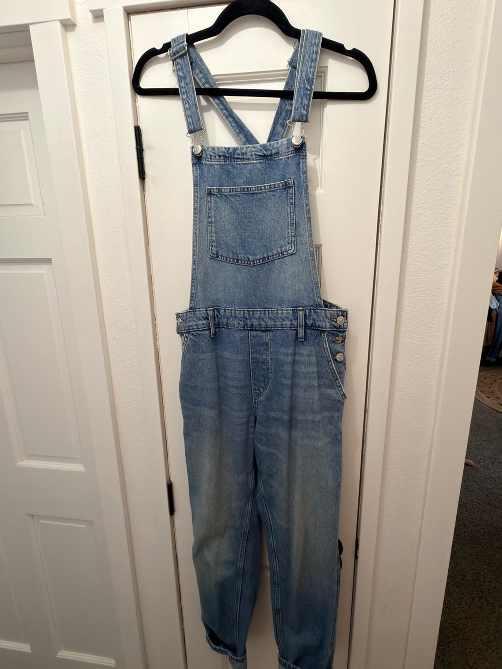 Denim Maternity Overalls